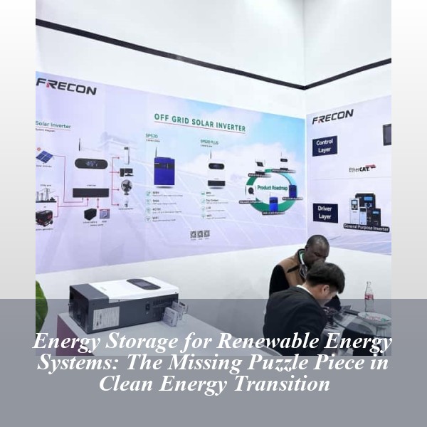 Energy Storage for Renewable Energy Systems: The Missing Puzzle Piece in Clean Energy Transition